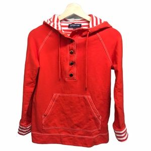 Jones New York Signature Hoodie Orange size S